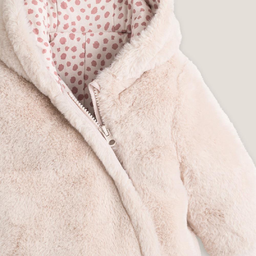 laredoute Kuscheliger Overall mit Kapuze rosa LA REDOUTE COLLECTIONS Kostenloser Versand international