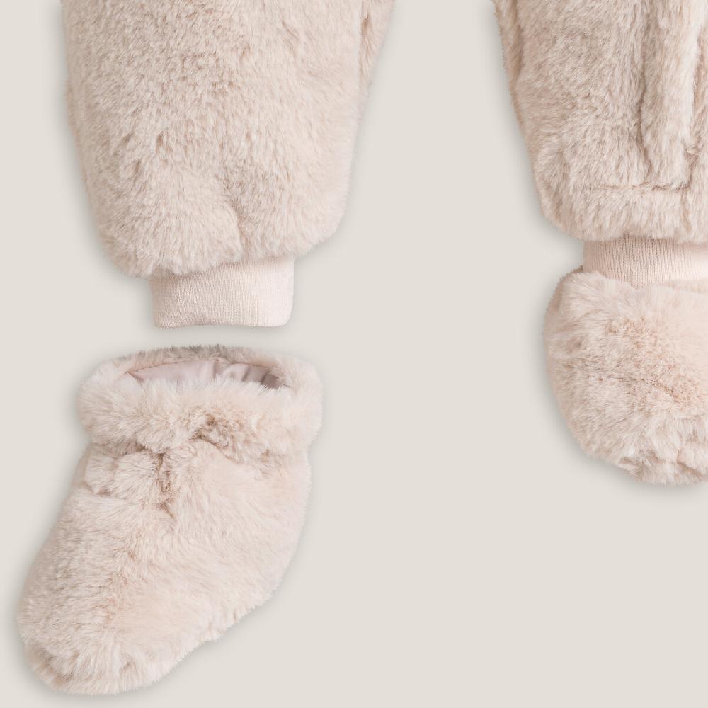 laredoute Kuscheliger Overall mit Kapuze rosa LA REDOUTE COLLECTIONS Kostenloser Versand international