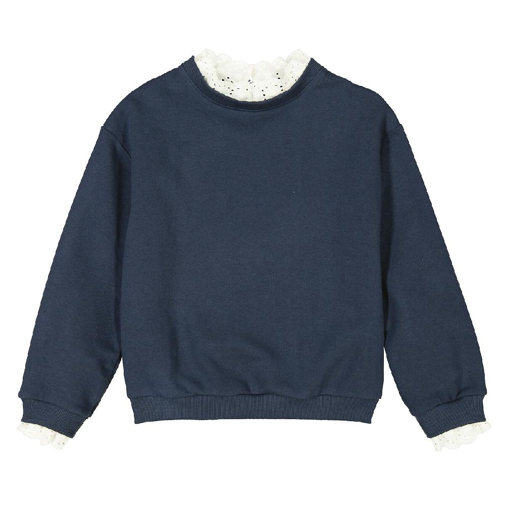 laredoute Sweatshirt Details mit Lochstickerei - LA REDOUTE COLLECTIONS Rabatte dieses Monats
