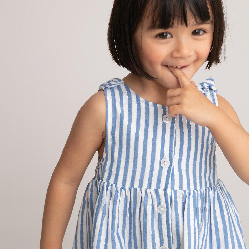 laredoute Kleid ärmellos gestreift blau LA REDOUTE COLLECTIONS Hotsell
