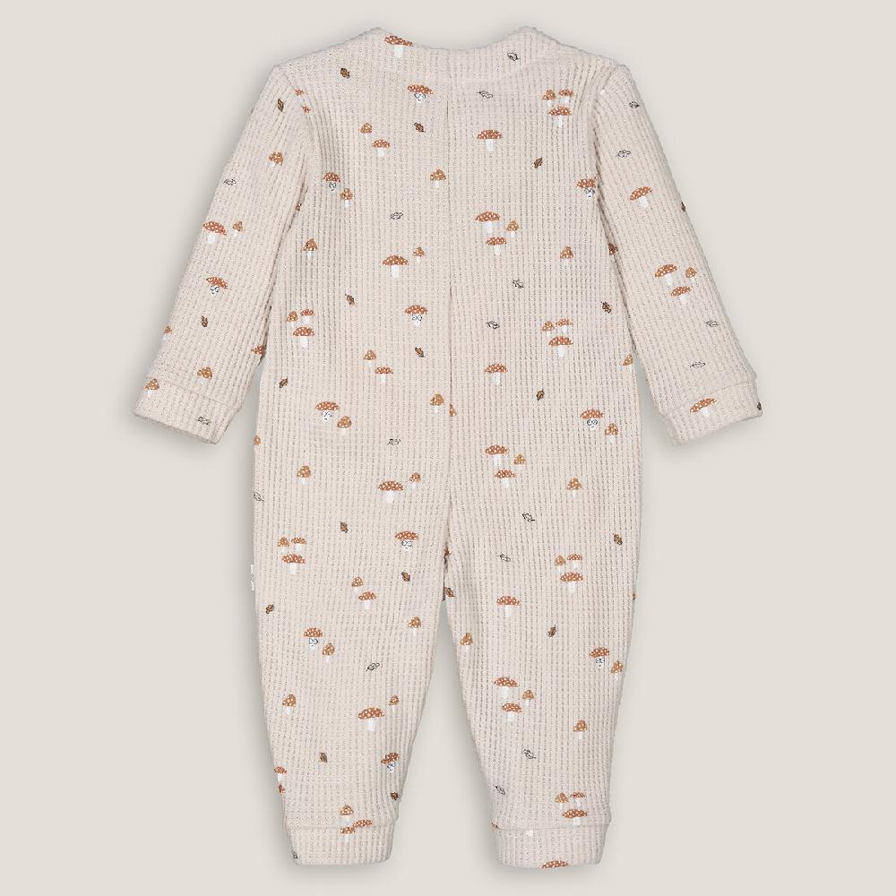 laredoute Overall aus Waffelpikee mit Pilzmuster bedruckt LA REDOUTE COLLECTIONS im Angebot