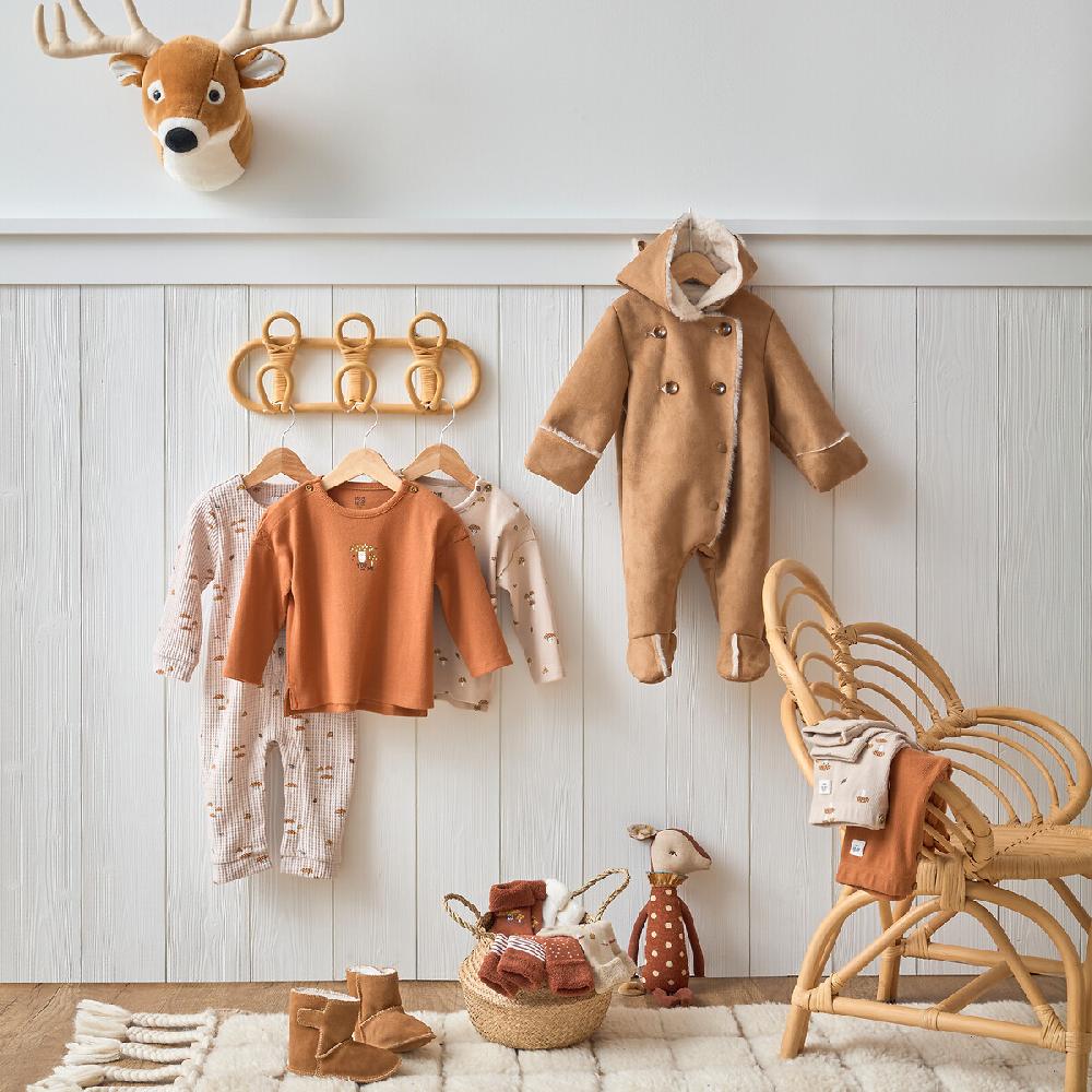 laredoute Overall aus Waffelpikee mit Pilzmuster bedruckt LA REDOUTE COLLECTIONS im Angebot
