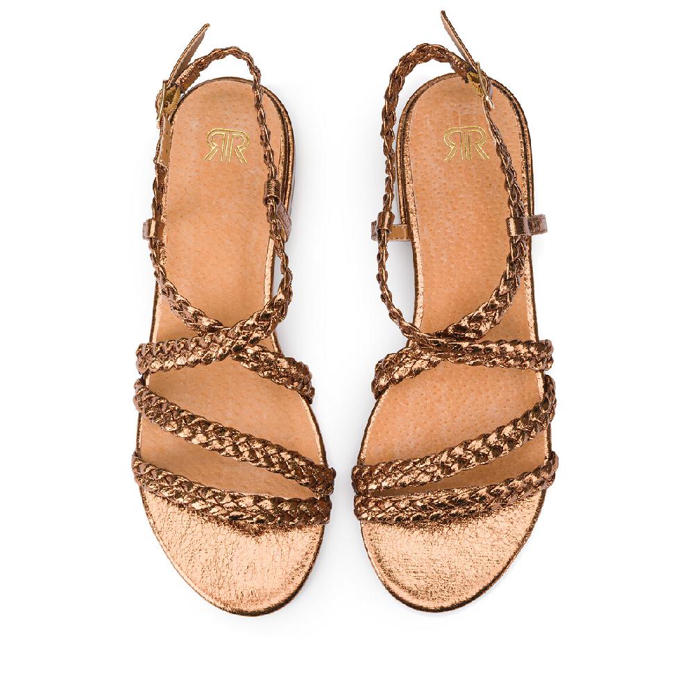 laredoute Geflochtene Sandalen bronzefarben LA REDOUTE COLLECTIONS Günstiger Verkauf