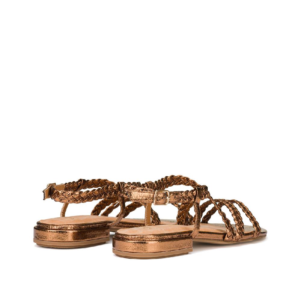 laredoute Geflochtene Sandalen bronzefarben LA REDOUTE COLLECTIONS Günstiger Verkauf