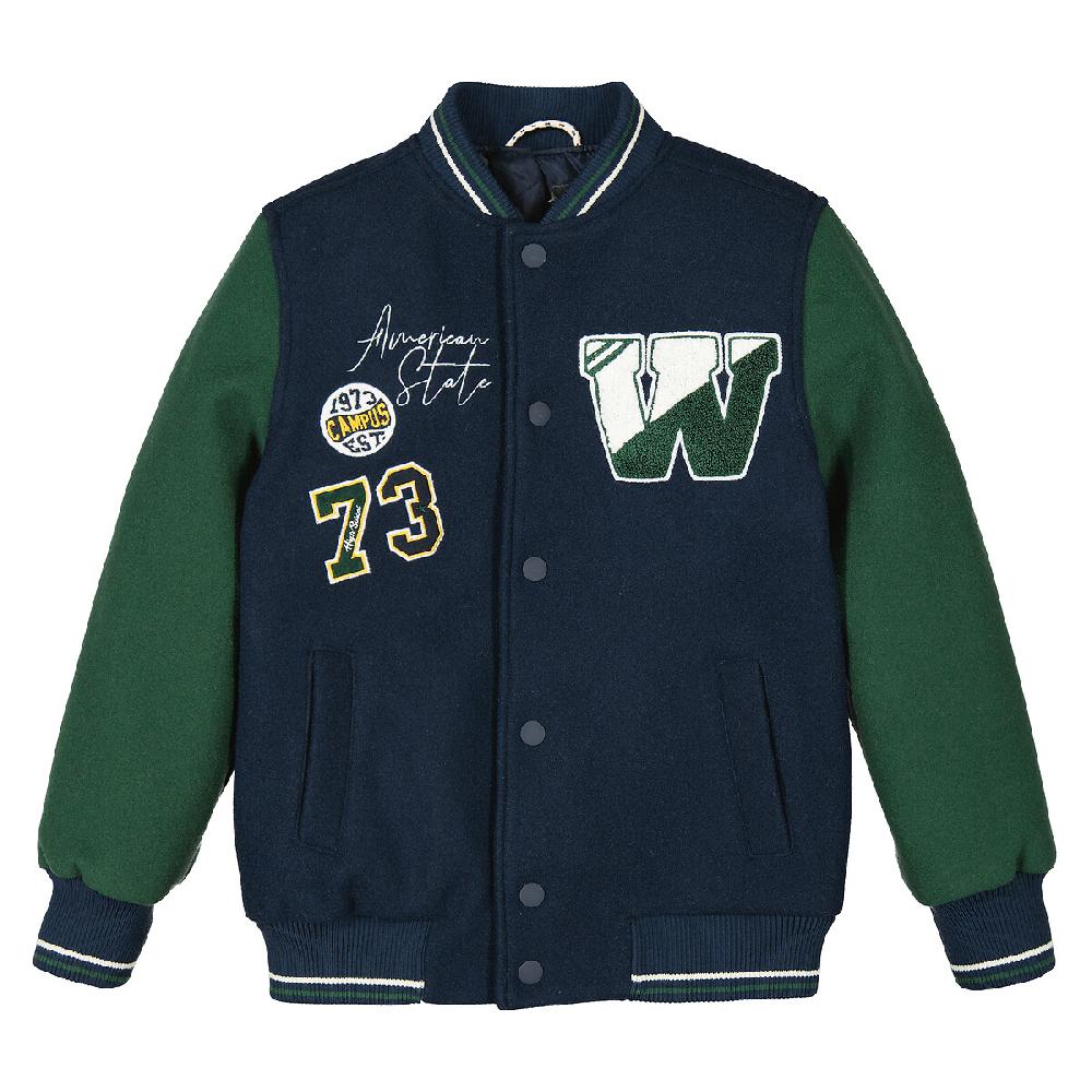 laredoute Jacke im College-Style marine/grün LA REDOUTE COLLECTIONS Kostenloser Versand