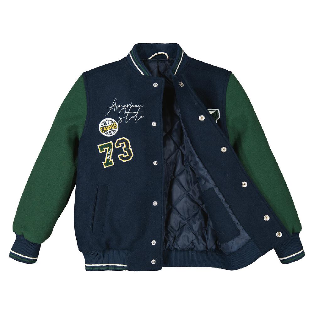 laredoute Jacke im College-Style marine/grün LA REDOUTE COLLECTIONS Kostenloser Versand