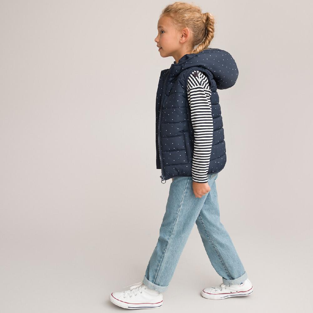 laredoute Steppjacke mit Kapuze Sternenmuster bedruckt LA REDOUTE COLLECTIONS