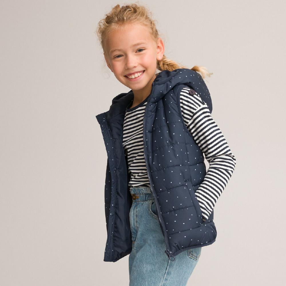 laredoute Steppjacke mit Kapuze Sternenmuster bedruckt LA REDOUTE COLLECTIONS Fabrikpreis