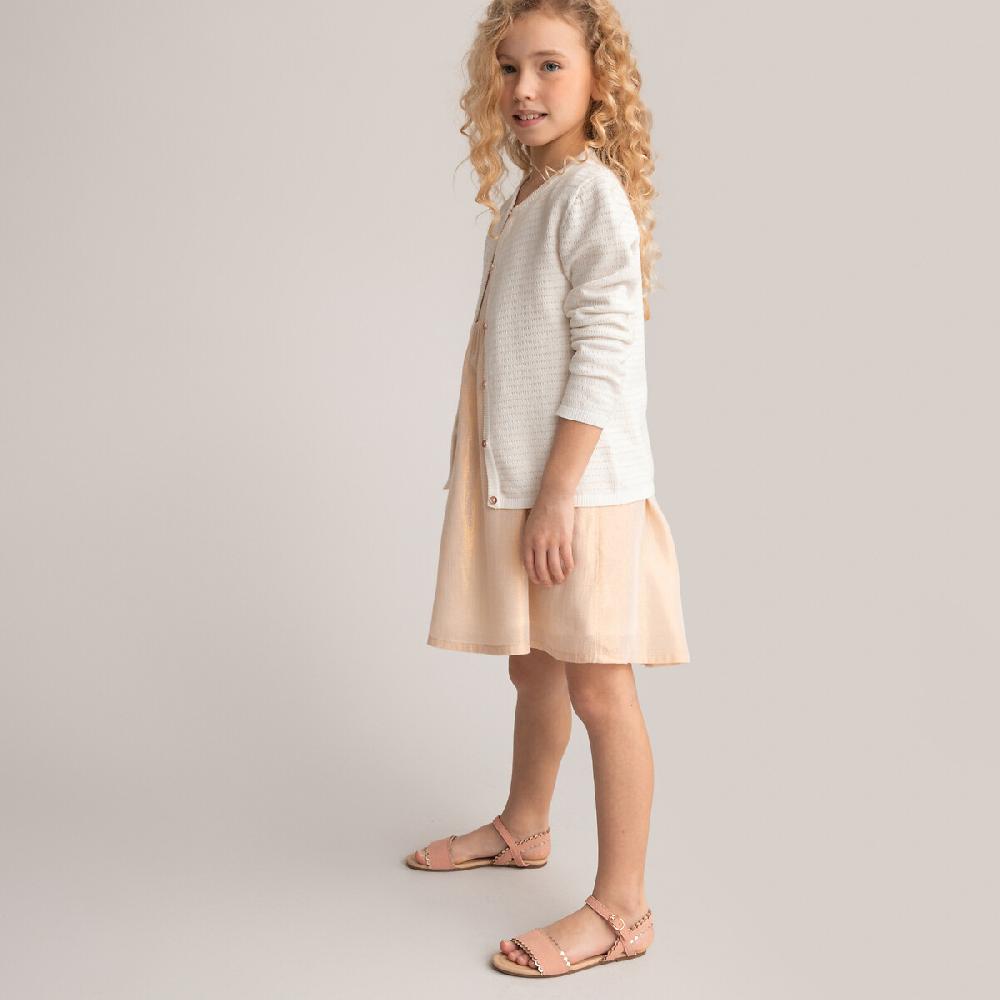 laredoute Feinstrick-Cardigan mit Knöpfen Streifen ecru gestreift LA REDOUTE COLLECTIONS Günstig kaufen