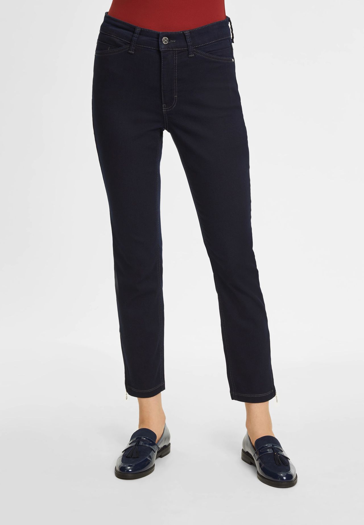 MAC Jeanshose Straight Mid Waist für Damen Neueste Mode