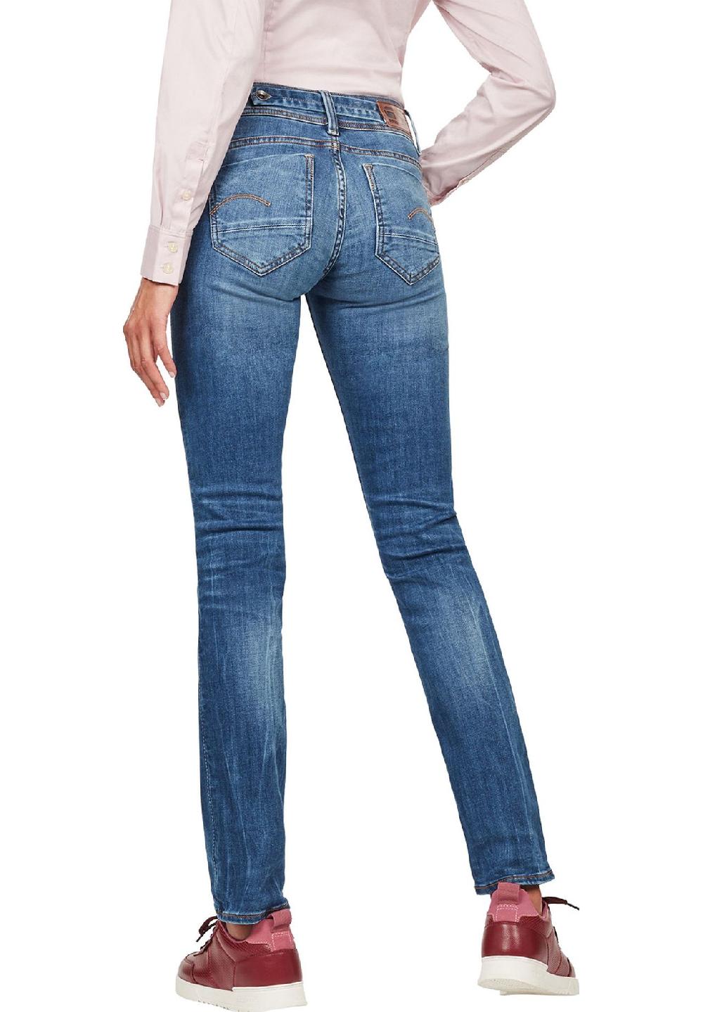 G-STAR RAW Jeans "Midge" Mid-Straight Fit uni für Damen Exklusive Angebote