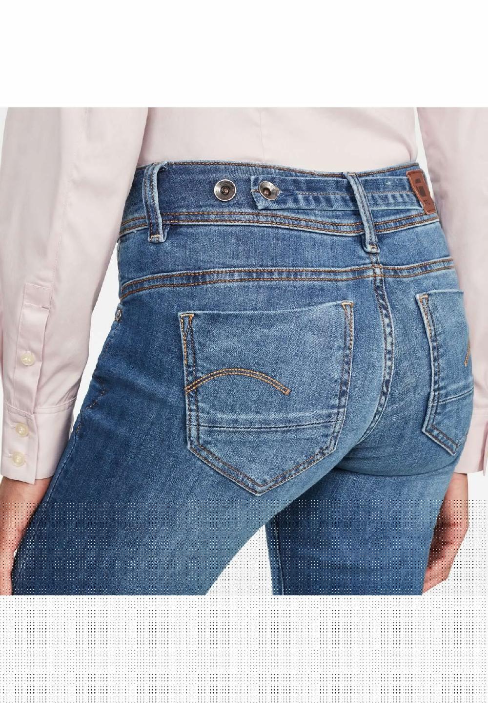 G-STAR RAW Jeans "Midge" Mid-Straight Fit uni für Damen Exklusive Angebote