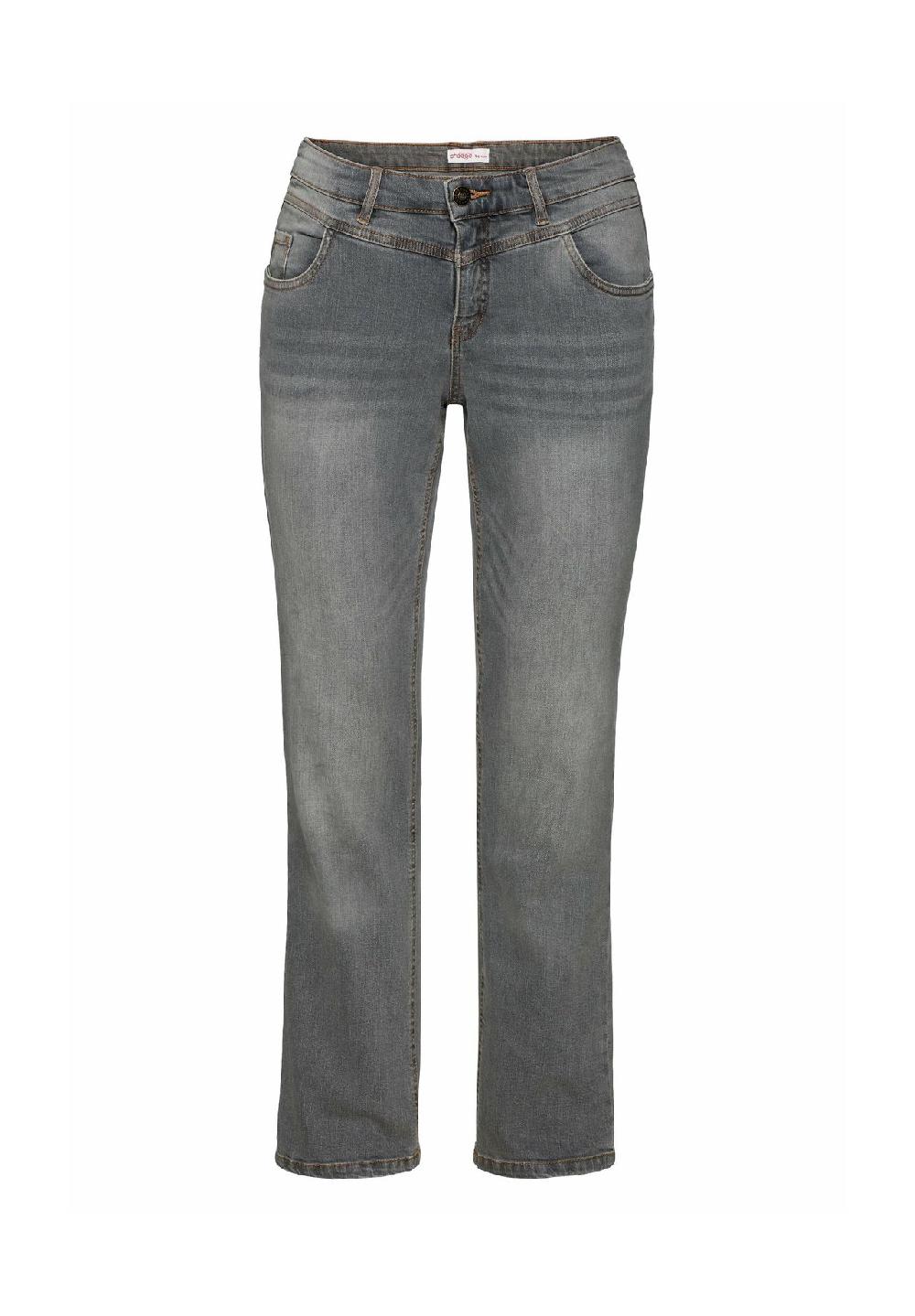 sheego Jeans »Die Gerade« mit Used-Effekten