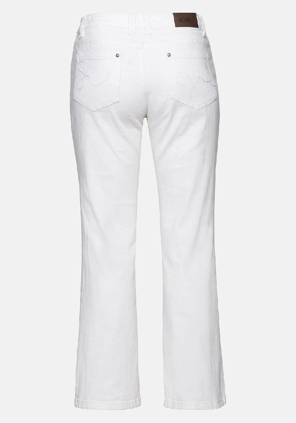 sheego Jeans in 5-Pocket-Form mit Used-Effekten Begrenzte Freigabe