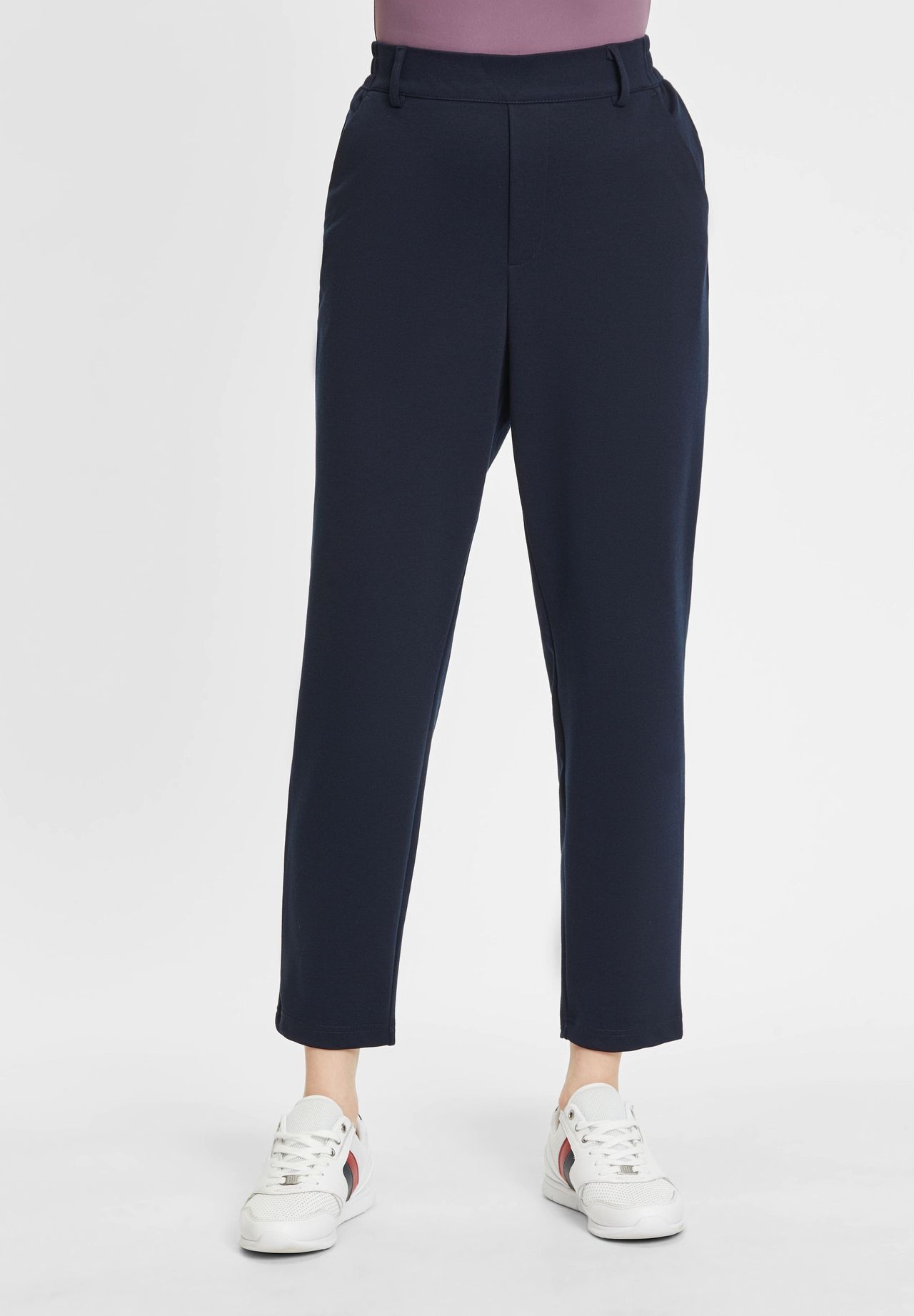 DENIM TOM TAILOR Chinohose Elastikbund Relaxed Fit für Damen JETZT KAUFEN