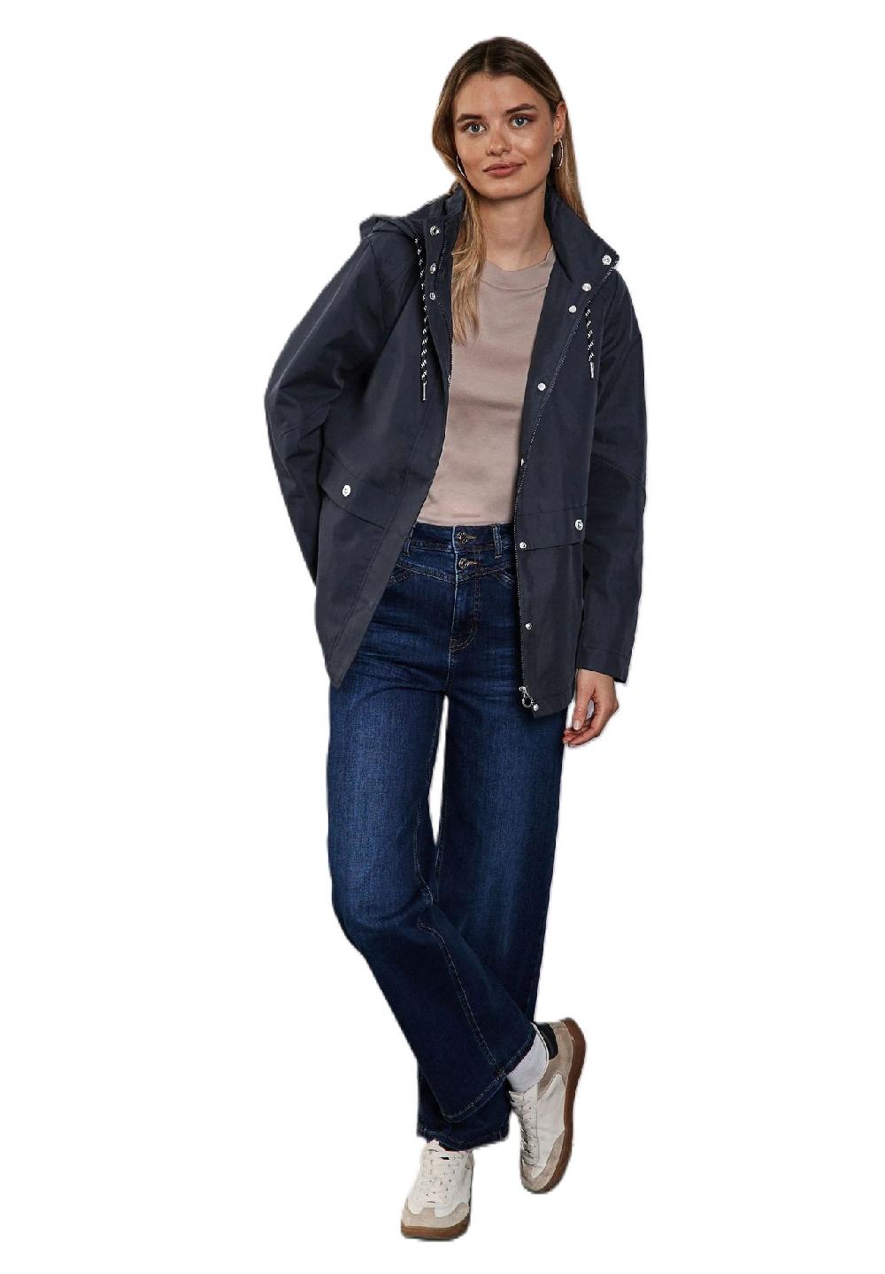 Street One Parka verdeckter Reißverschluss Stehkragen für Damen Bis zu 55% Rabatt