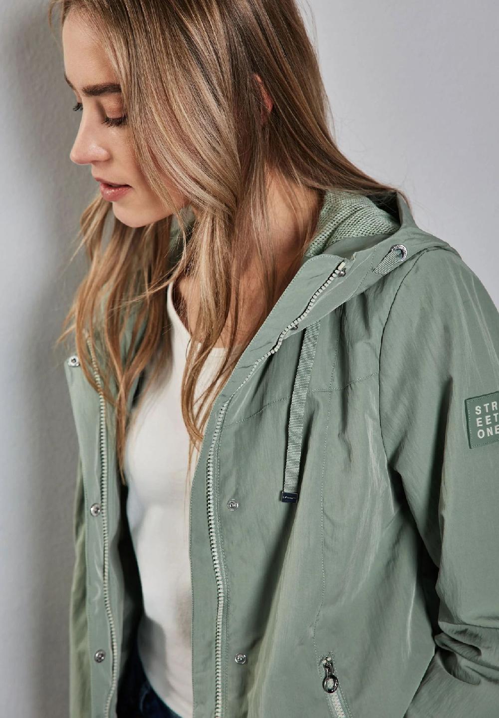 Street One Windbreaker verdeckter Reißverschluss Patch für Damen Riesige Rabatte