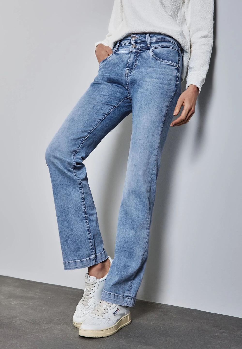 Street One Jeanshose "Style Q" Five-Pocket für Damen Kostenloser Versand international