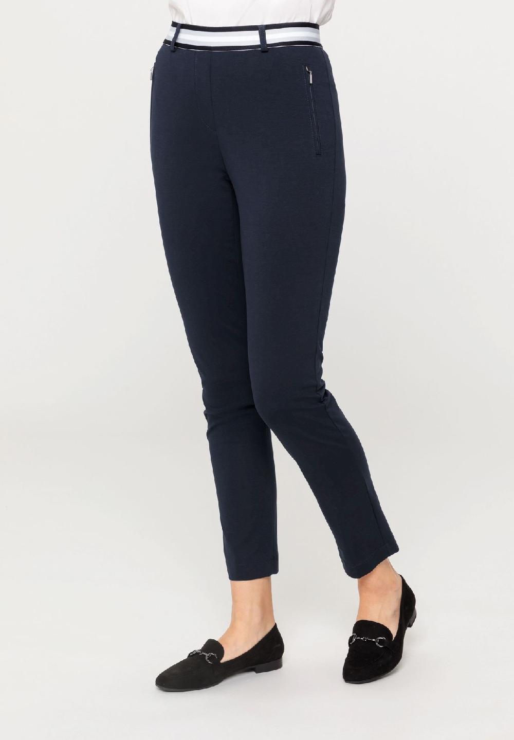 RAPHAELA BY BRAX Lillyth Stoffhose Reißverschlusstaschen Gummibund für Damen Kostenloser Versand