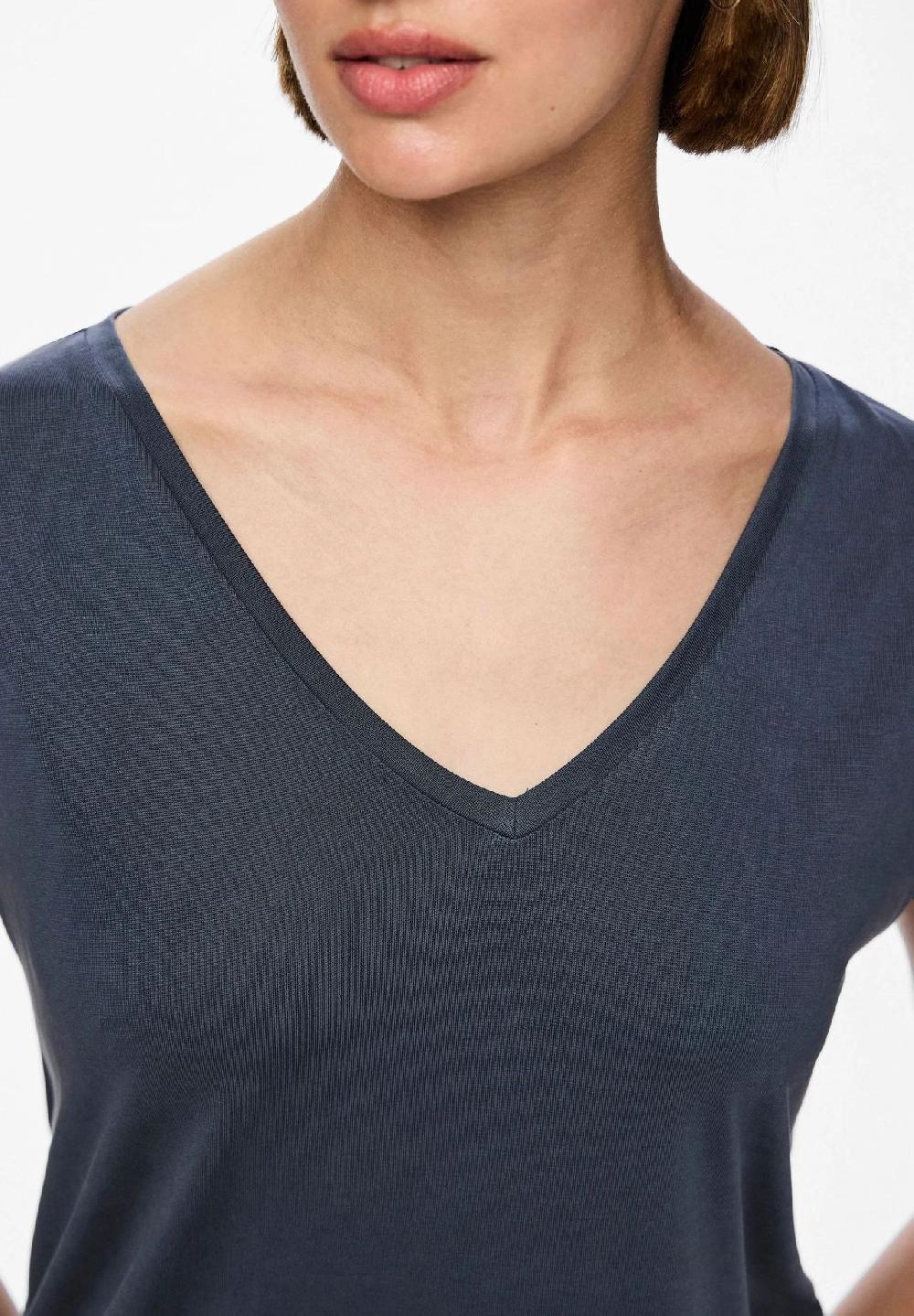 PIECES T-Shirt V-Ausschnitt für Damen Limitierter Zeitrabatt