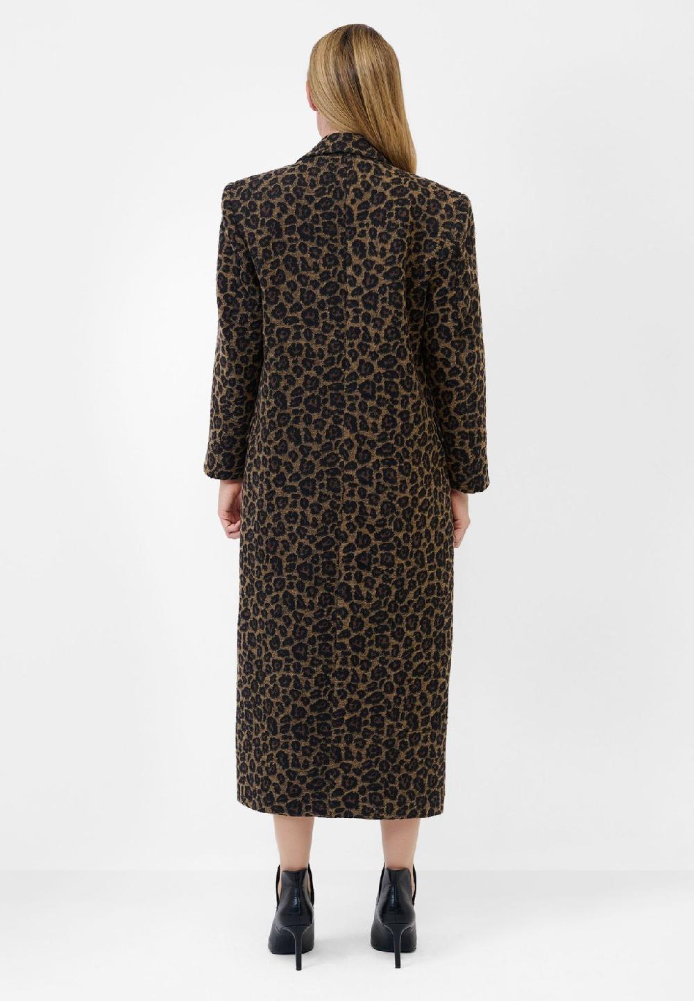 RICANO Damen Mantel Fabiana mit Leopardenmuster Online Shopping