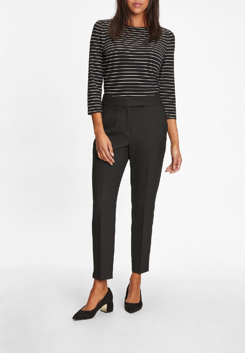 s.Oliver BLACK LABEL Stoffhose 7/8-Länge französische Taschen für Damen Online Outlet