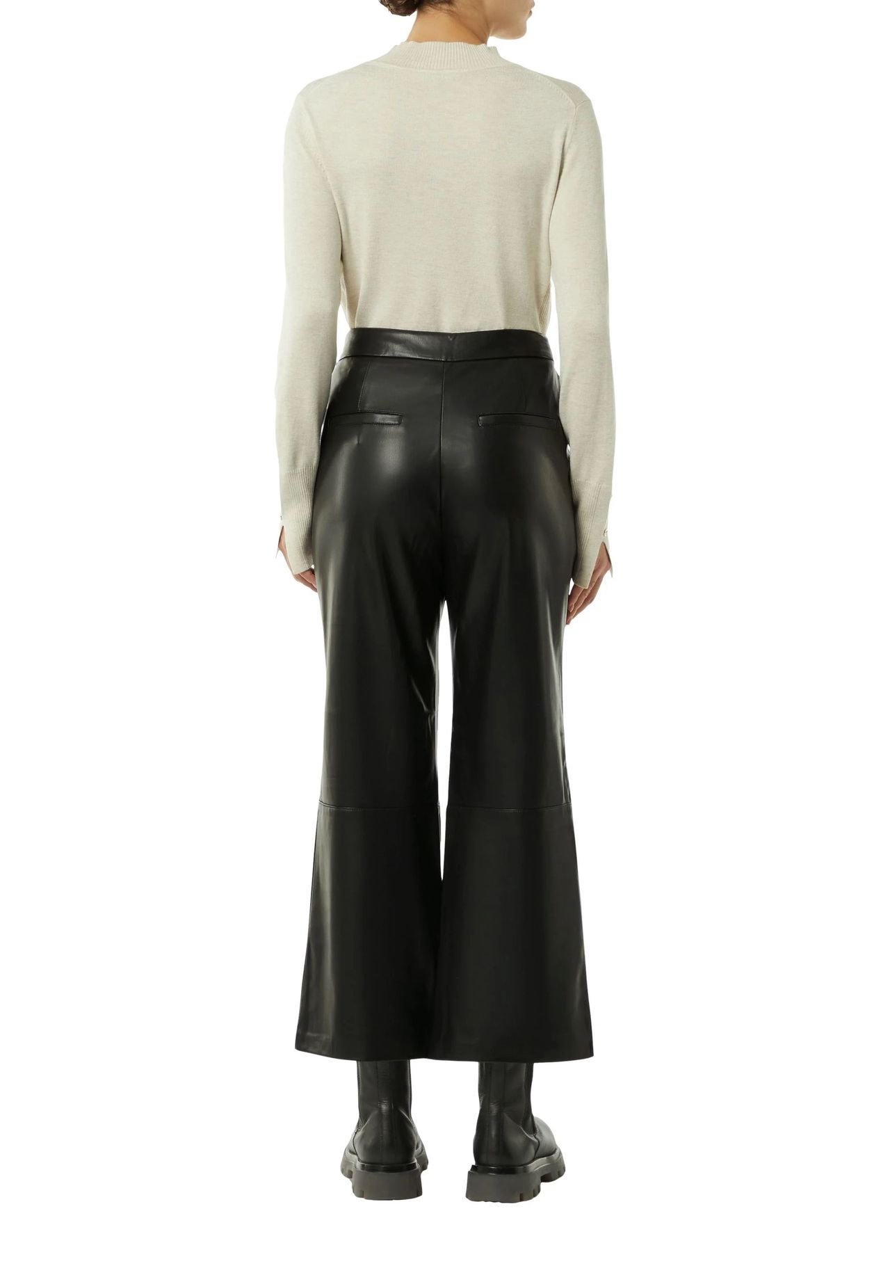 comma Kunstlederhose High Waist für Damen Blitzangebot