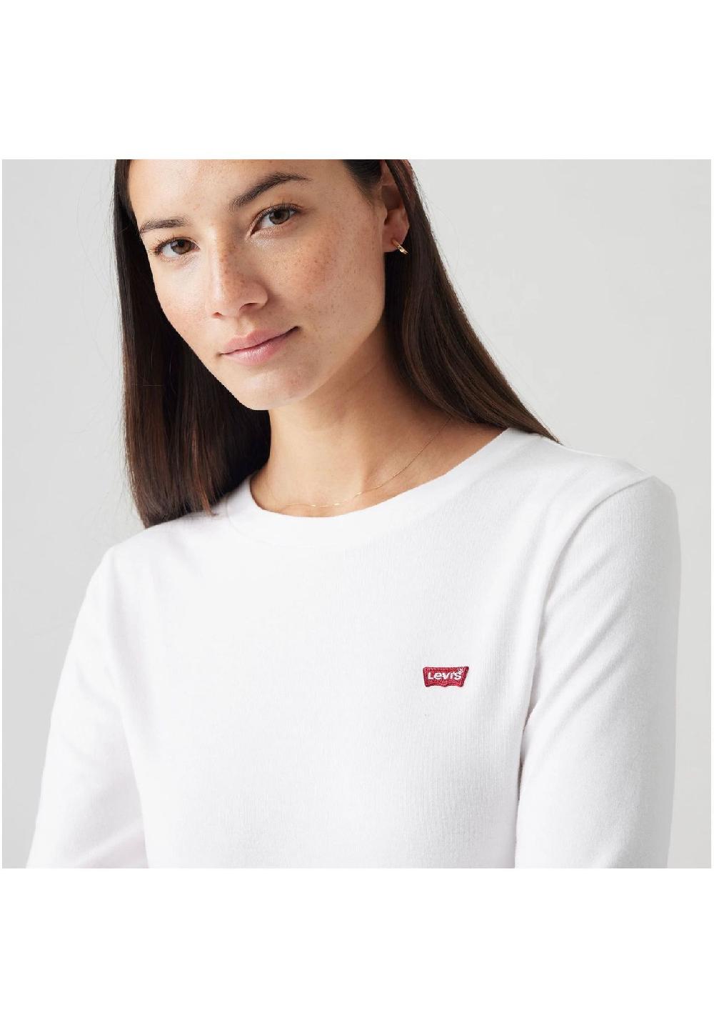 Levi's® Langarmshirt "Essential Housemark Long-Sleeve Tee" Baumwolle für Damen Bestseller