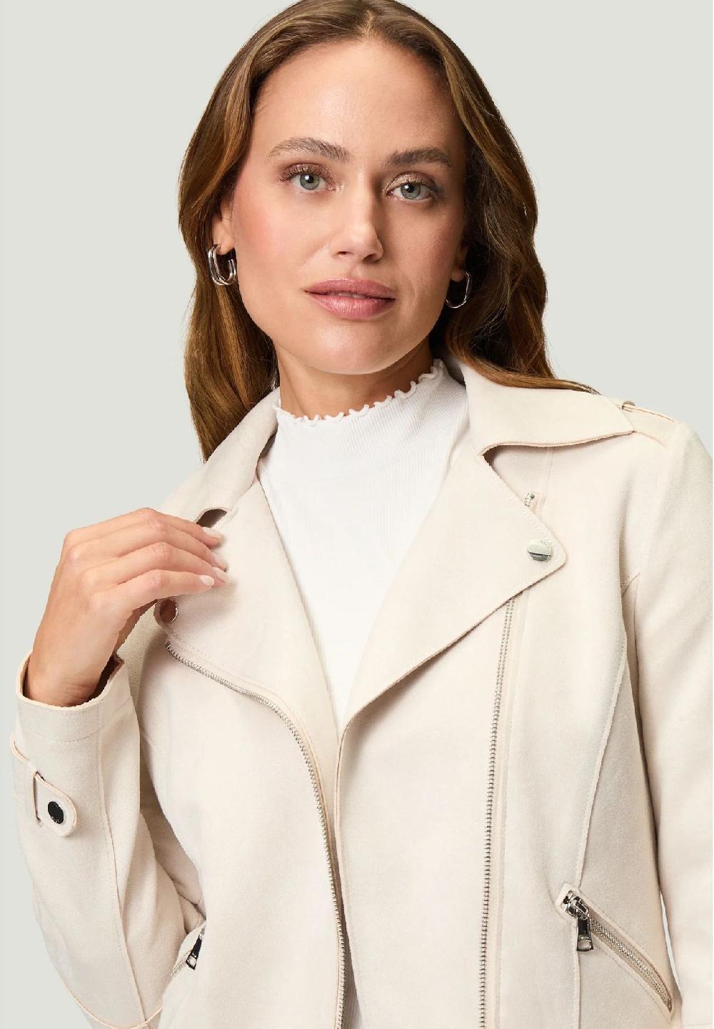 zero Bikerjacke Reißverschlusstaschen für Damen 50% Rabatt mit kostenlosem Versand