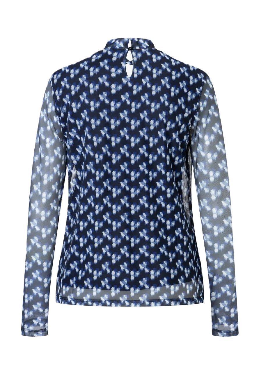 MORE & MORE Shirtbluse Schlüsselloch-Ausschnitt für Damen Fabrikverkauf