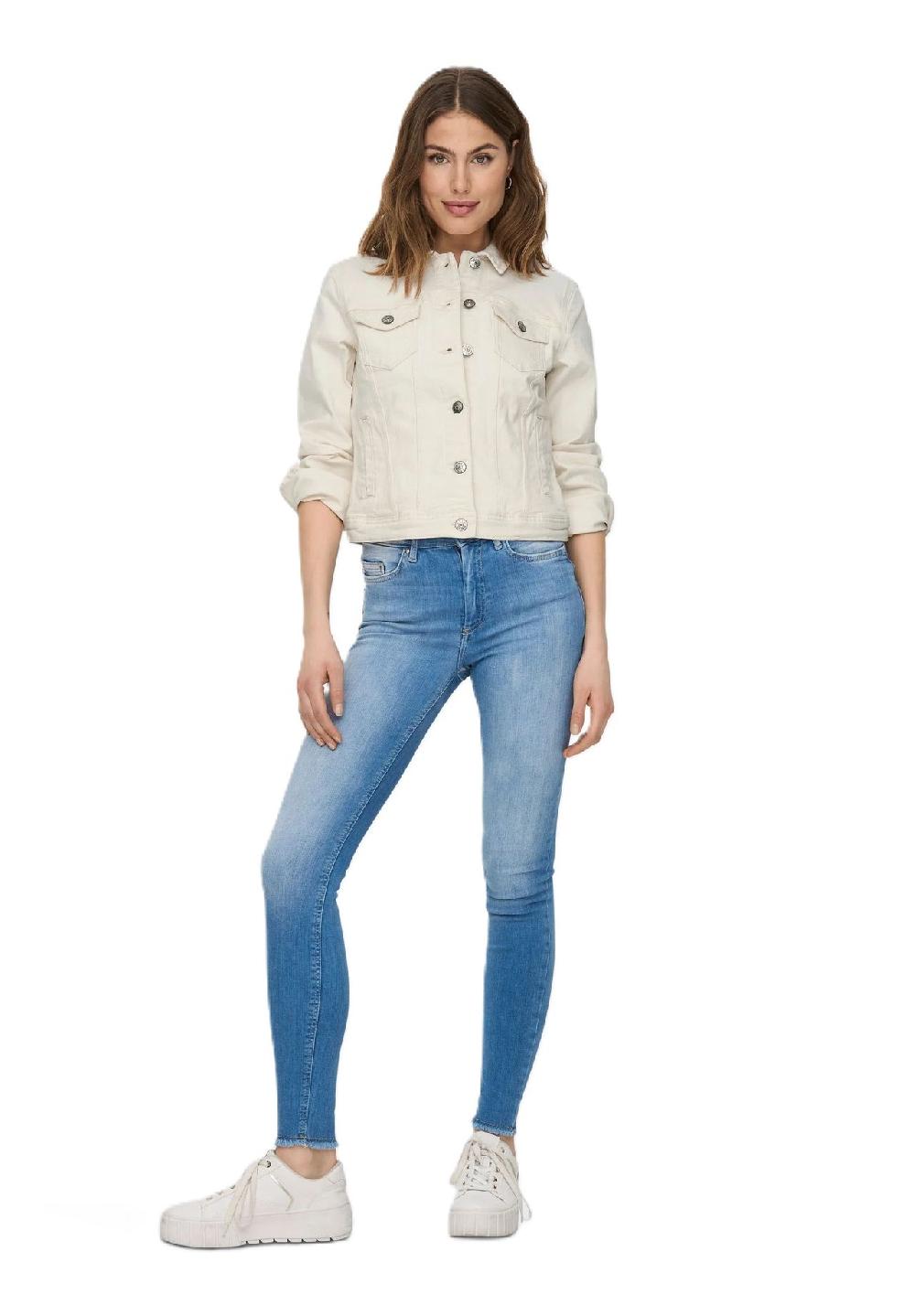 ONLY® Jeansjacke Klappkragen für Damen Sonderangebot