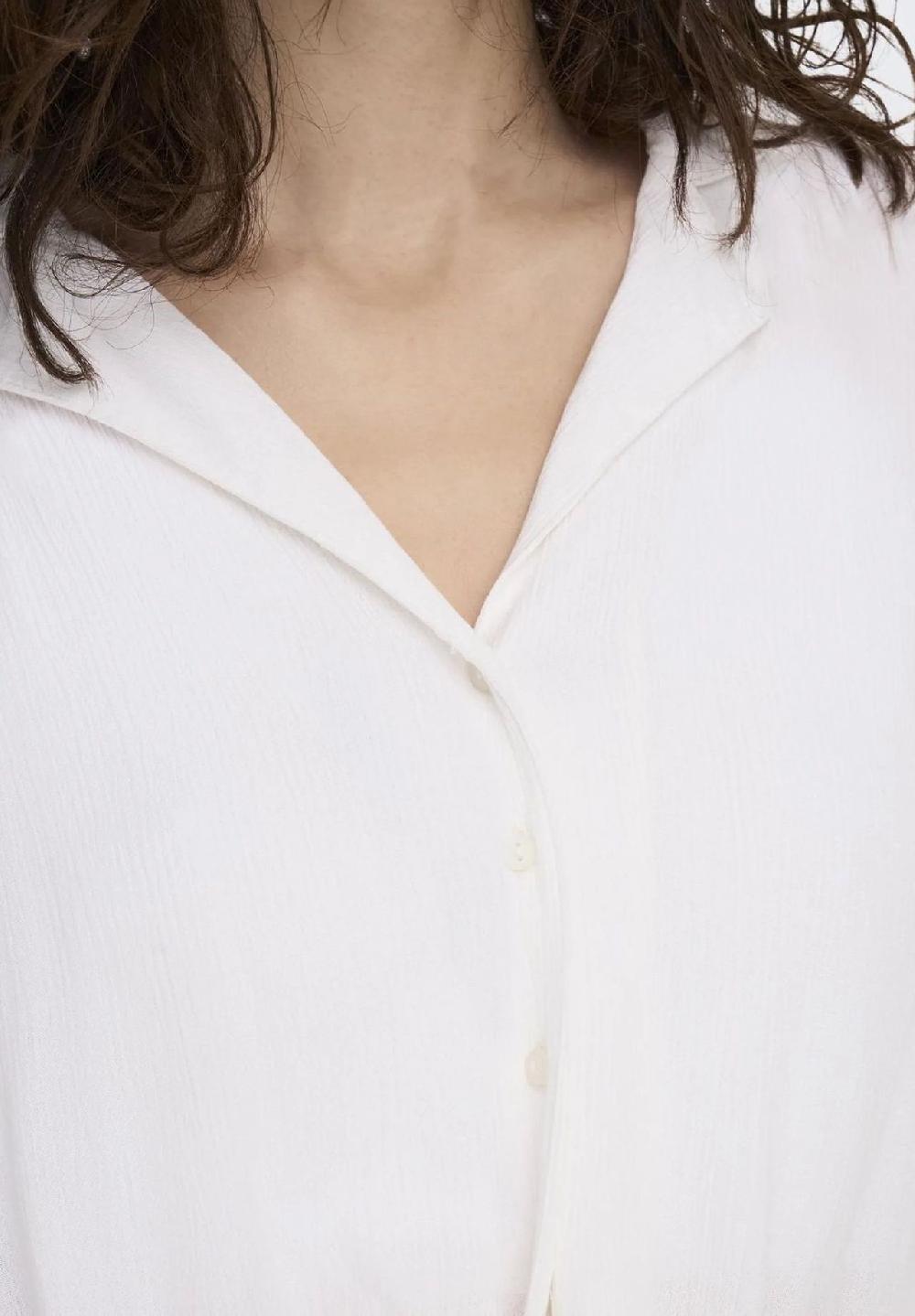 ONLY® Hemdbluse Reverskragen Knoten-Detail für Damen Versandkostenfrei