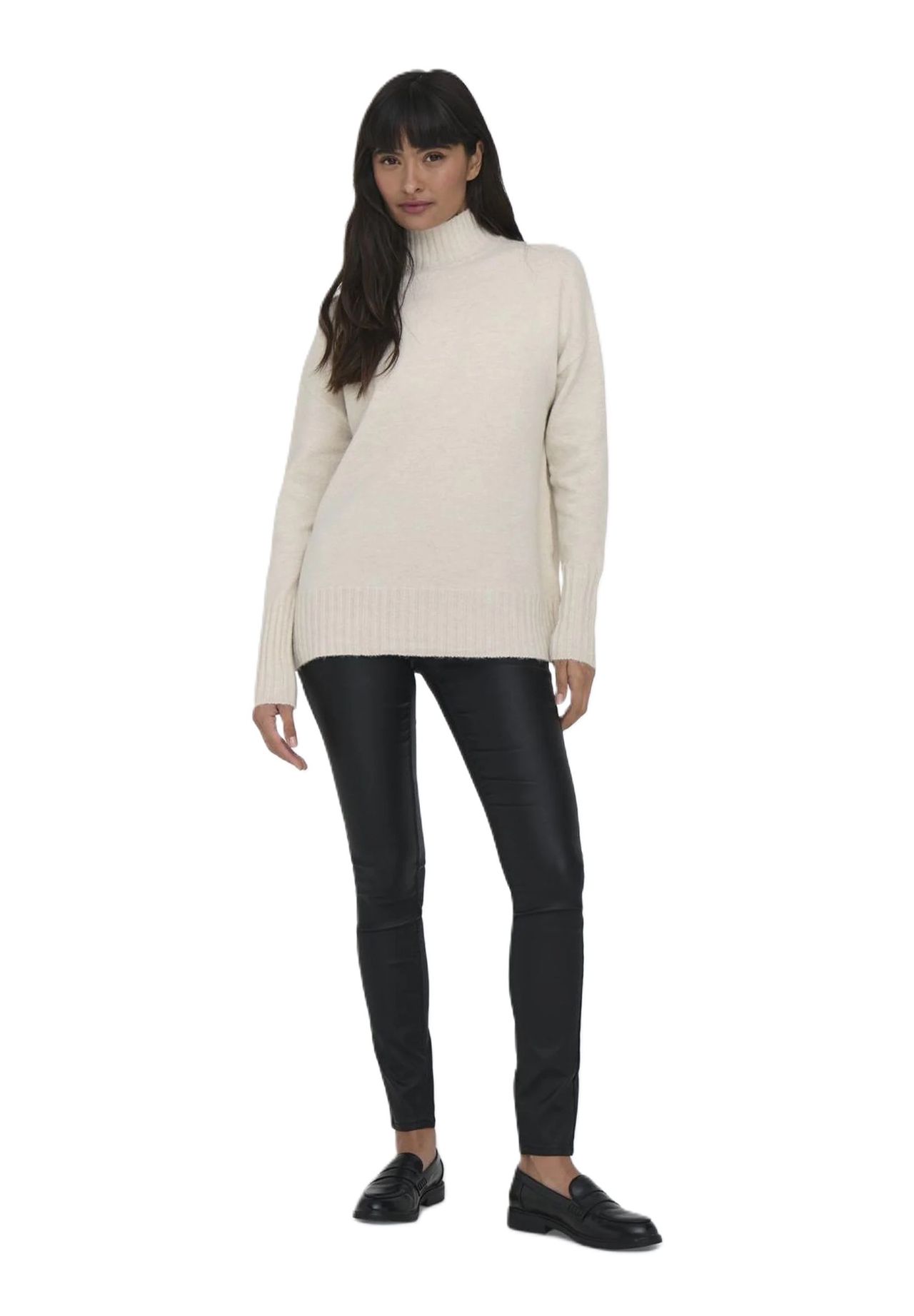 ONLY® Strickpullover "Gabriel" Stehkragen für Damen Begrenztes Angebot