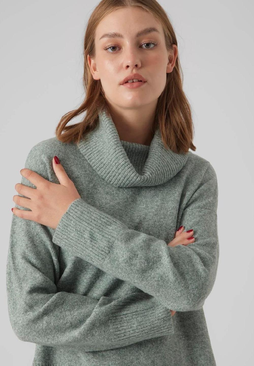 VERO MODA® Strickpullover Regular-Fit Rollkragen für Damen Exklusivangebot