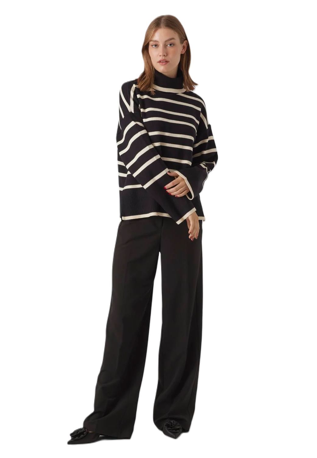 VERO MODA® Pullover Strick Rollkragen für Damen Preisnachlass