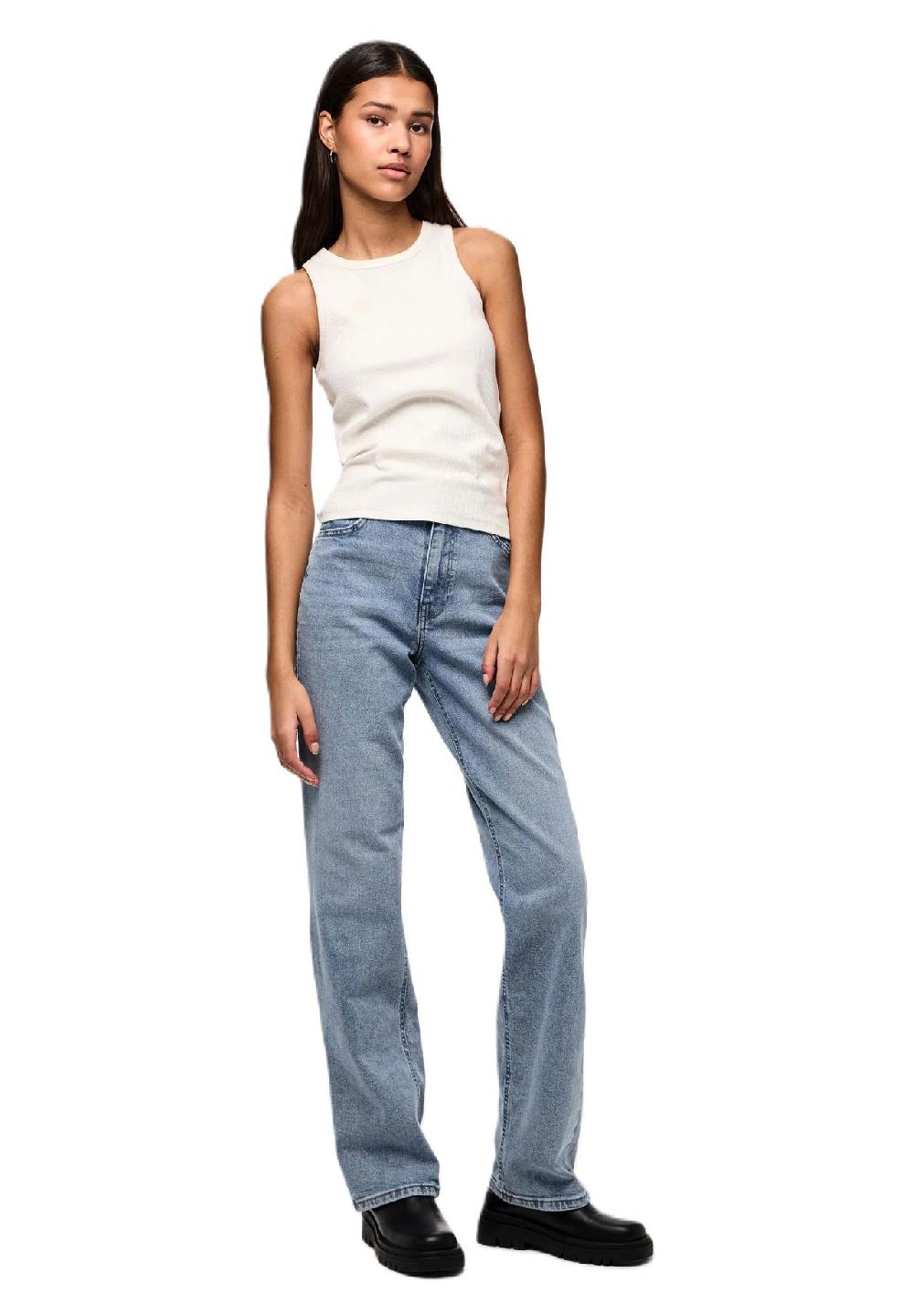 PIECES Jeanshose "Kelly" High Waist für Damen Valentinstagsangebot