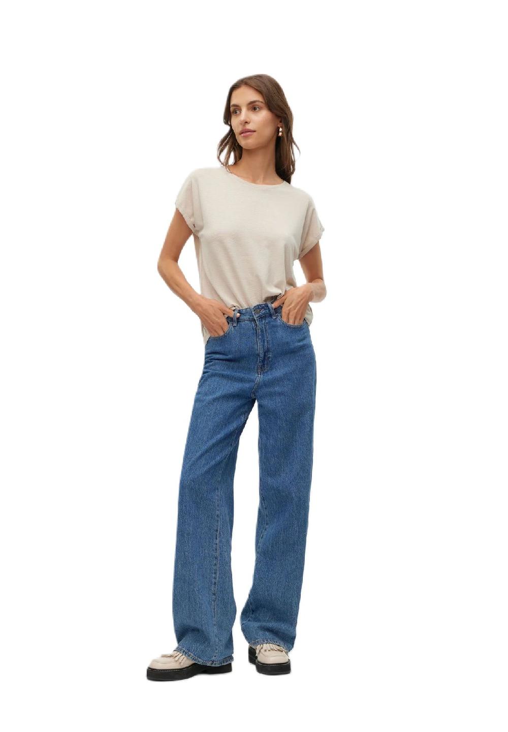 VERO MODA® T-Shirt "Lava" Rundhals für Damen Bestseller