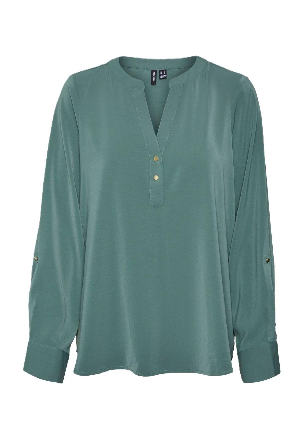 VERO MODA® Blusenshirt Split-Neck für Damen