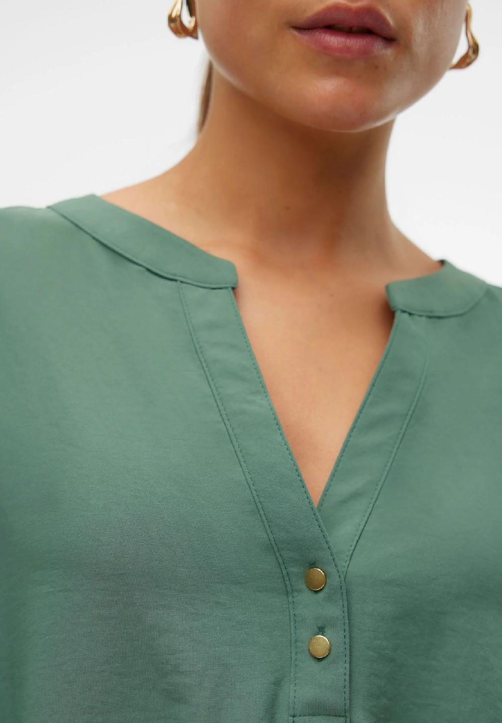 VERO MODA® Blusenshirt Split-Neck für Damen Sonderangebote