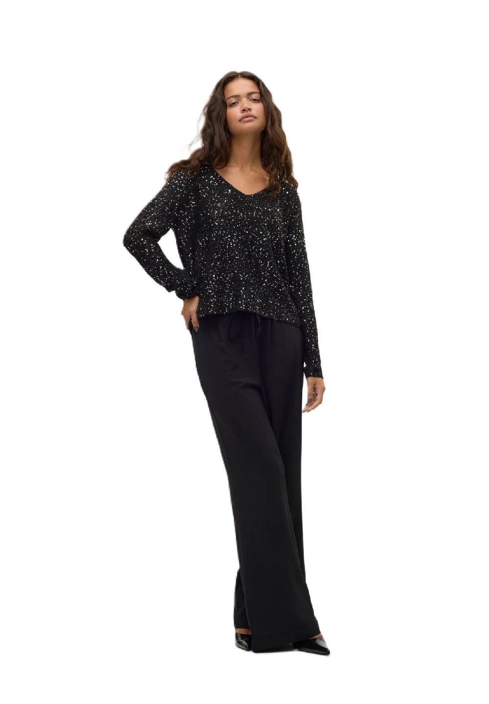 VERO MODA® Strickpullover Pailletten für Damen Tiefpreis