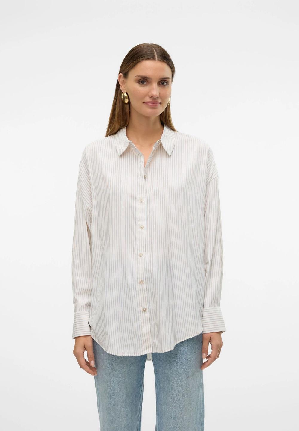 VERO MODA® Hemdbluse "Nora" Oversize für Damen Wochenangebot