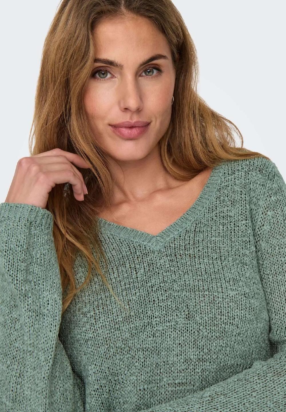 ONLY® Strickpullover V-Ausschnitt für Damen Letzte 2 Tage