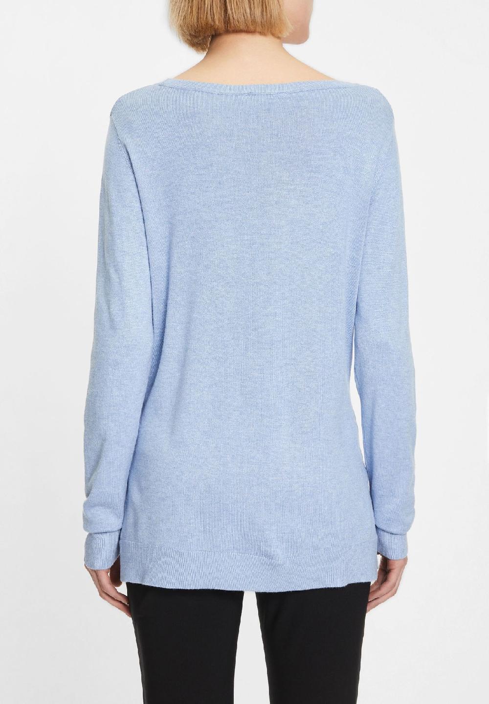 GALERIA essentials Pullover "Elea" U-Boot-Ausschnitt Rippbündchen für Damen Bis zu 50% Rabatt