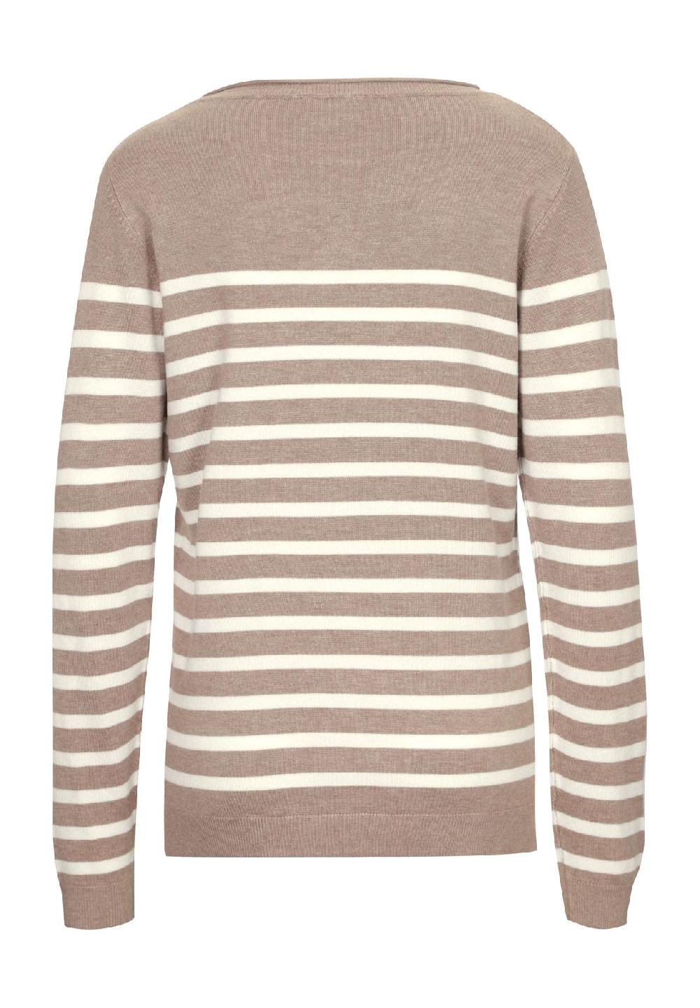 GALERIA essentials Pullover Rundhalsausschnitt Langarm Streifen für Damen Bis zu 65% Rabatt