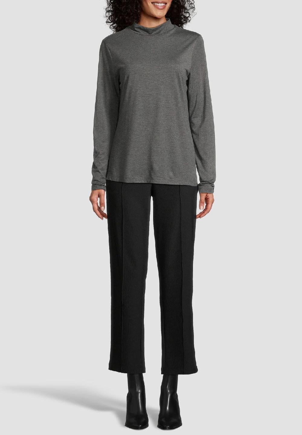 MANGUUN collection Langarmshirt Stehkragen für Damen Speichern exportieren