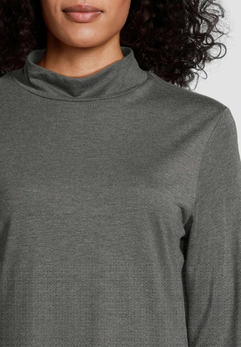 MANGUUN collection Langarmshirt Stehkragen für Damen Speichern exportieren