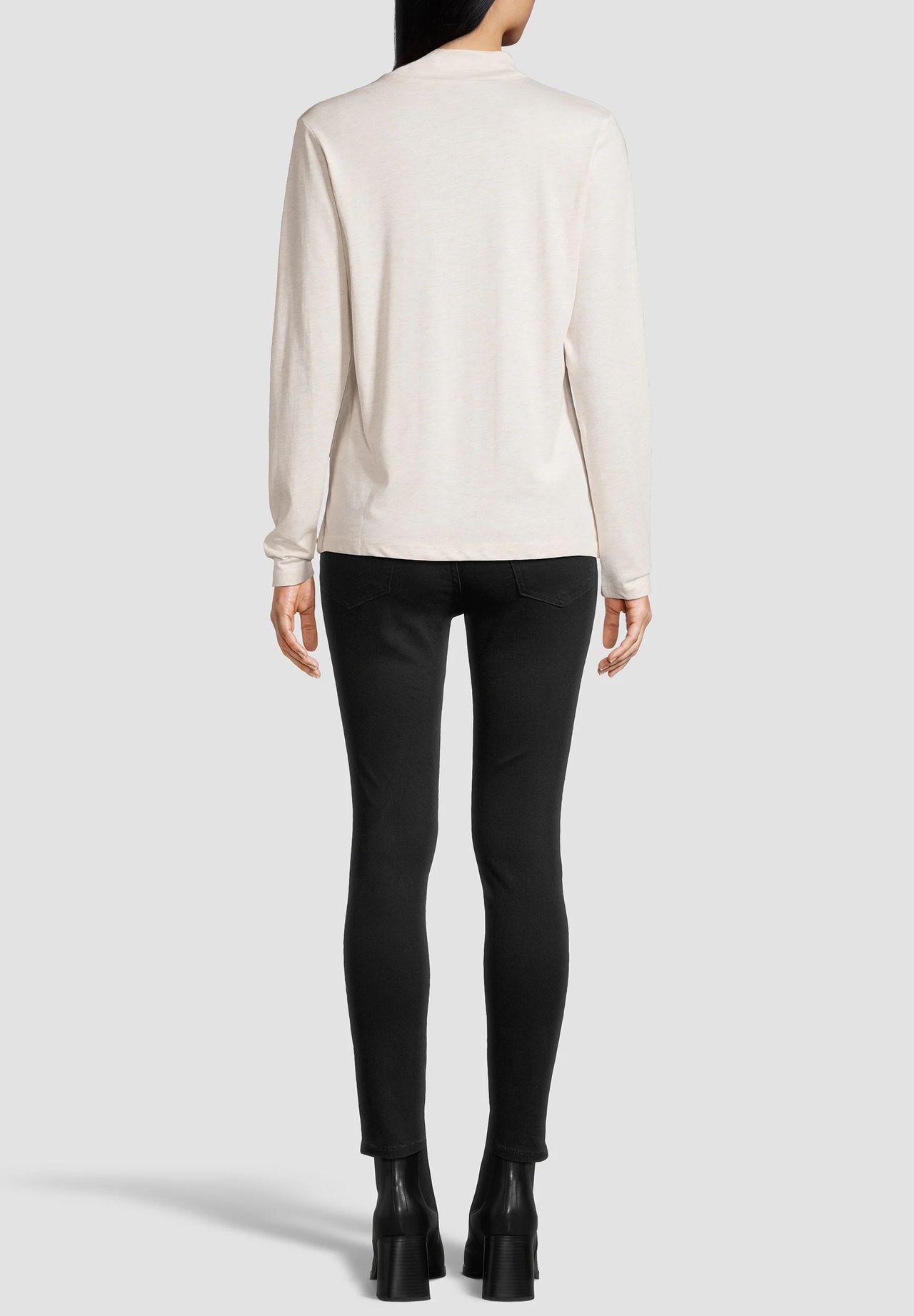 MANGUUN collection Langarmshirt Stehkragen für Damen Black Friday Preise