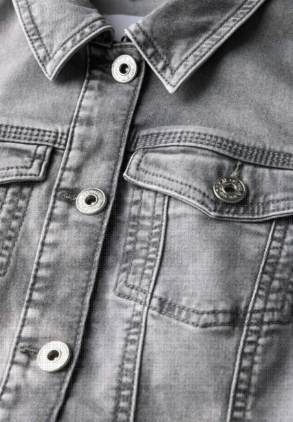 CECIL Jeansjacke Blusenkragen für Damen Bis zu 55% Rabatt