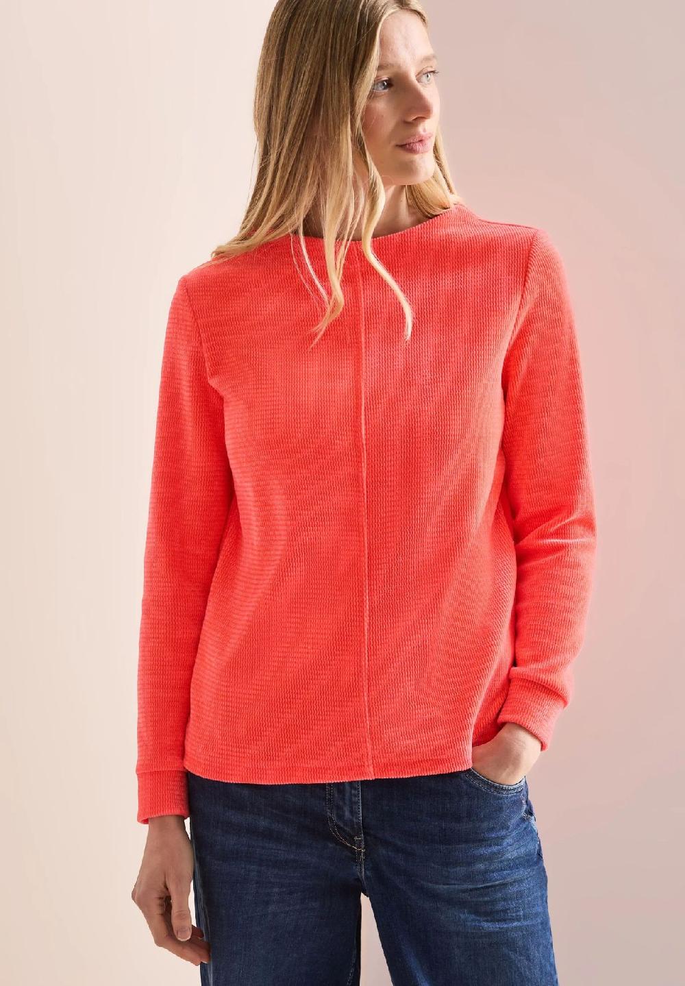 CECIL Langarmshirt Ziernähte für Damen Fabrikladen