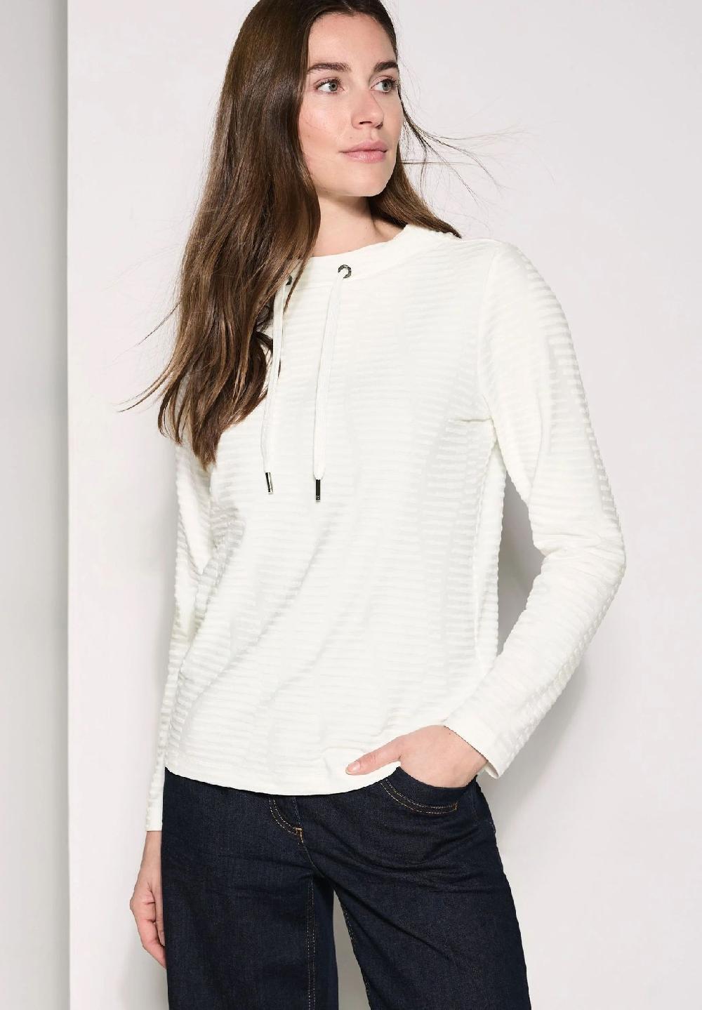 CECIL Langarmshirt Tunnelzug für Damen Riesige Ersparnisse